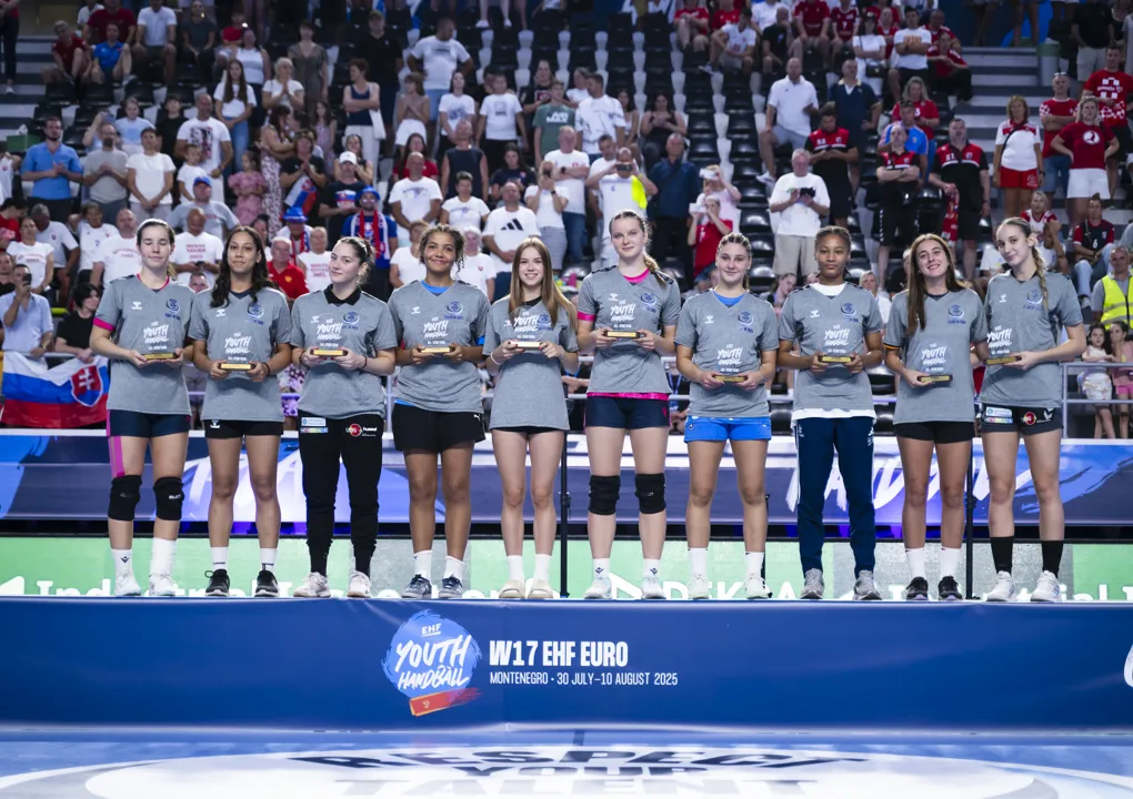 Women's 17 EHF EURO 2025 All-star Team revealed