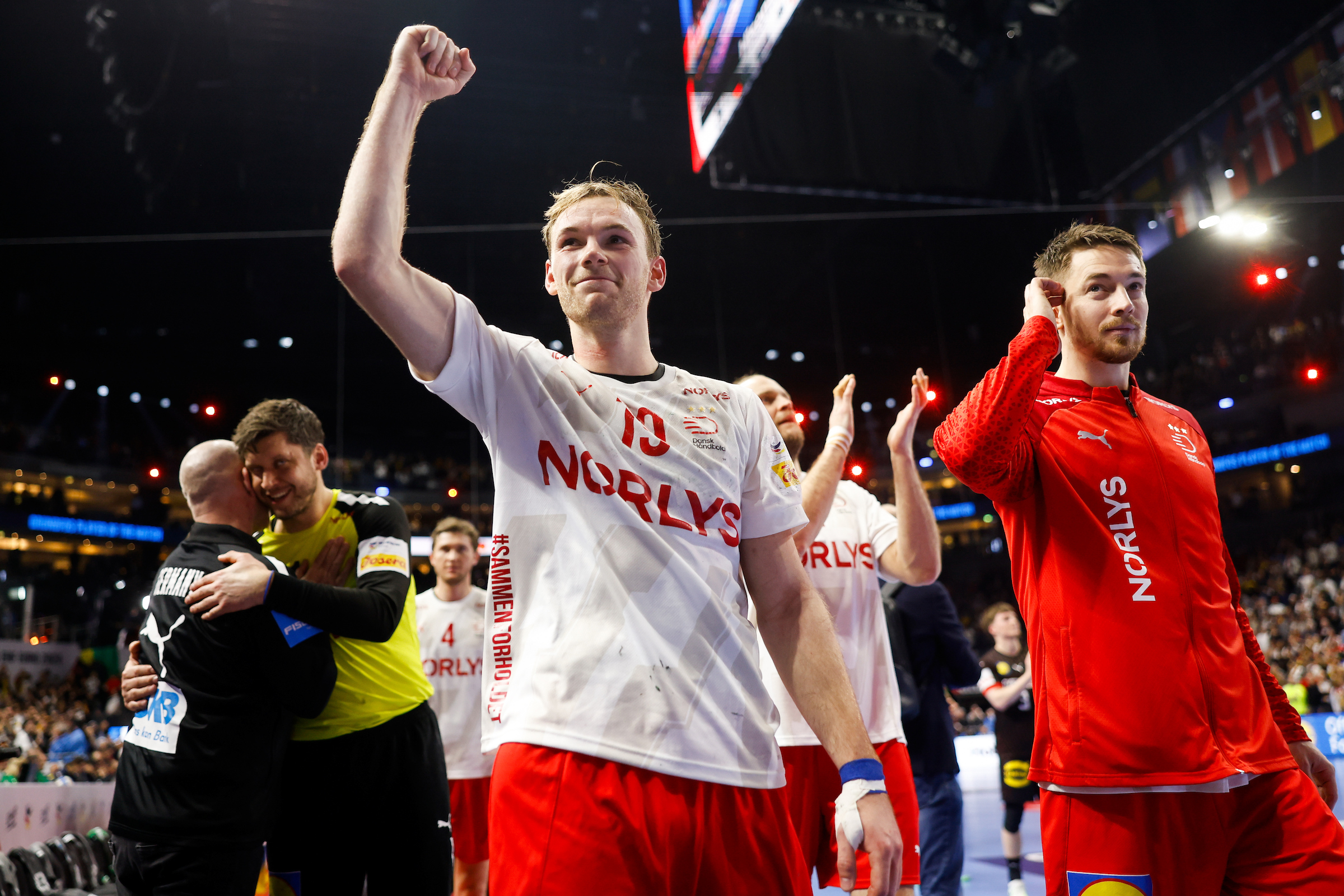 Denmark remain top of men's national team rankings