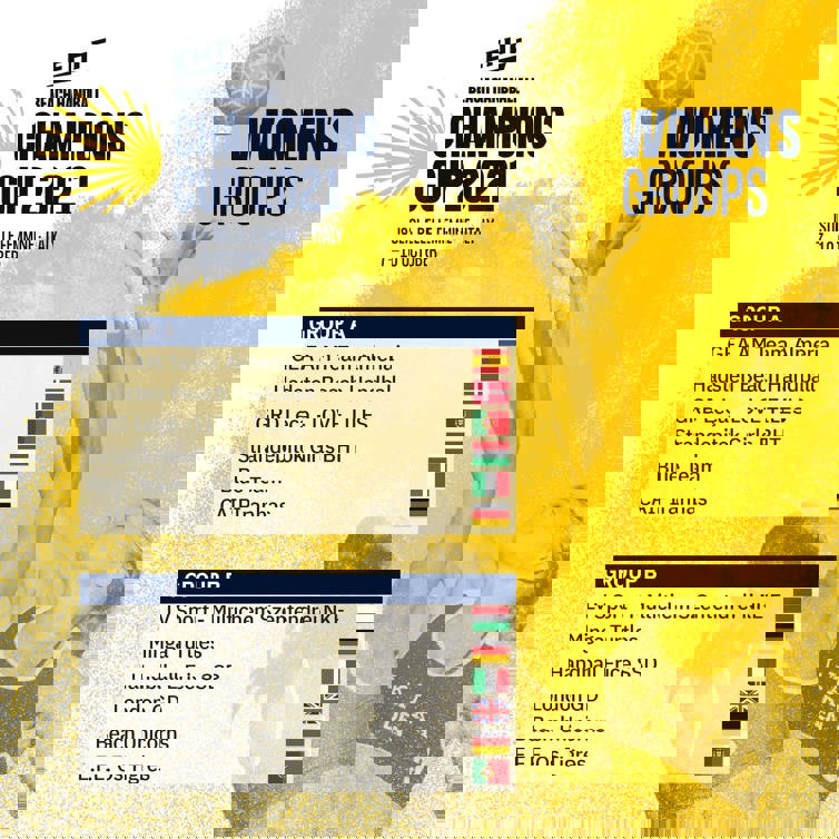 Groups Revealed For Ehf Beach Handball Champions Cup